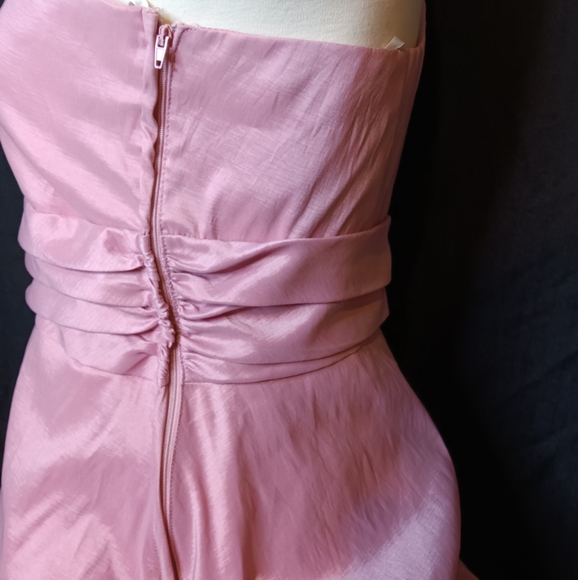 Mini Pink Vintage Prom Dress - Picture 4 of 5